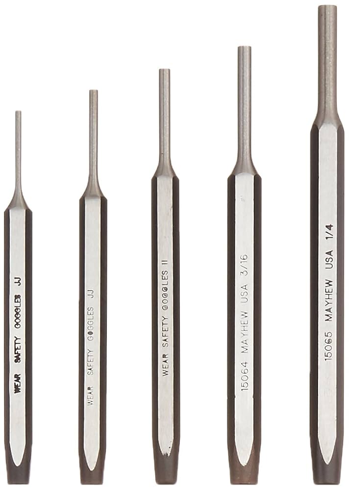 Amazon | Mayhew Pro 15006 150-Line Pin Punch Set with